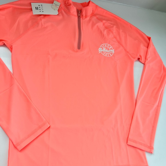 🔥 Billabong womens sol searcher long sleeve rash guard neon 🌴 - Picture 2 of 3